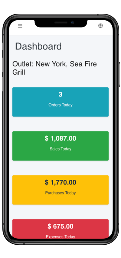 Stock Report on mobile